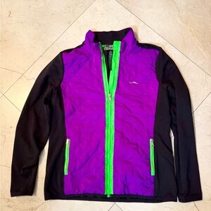 Polo by Ralph Lauren Purple and Green Ski Jacket